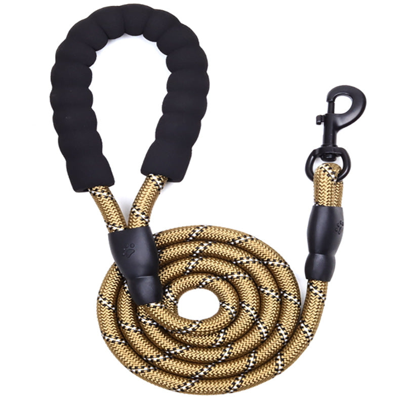 Reflective Nylon Dog Leash - Night-Safe & Comfortable