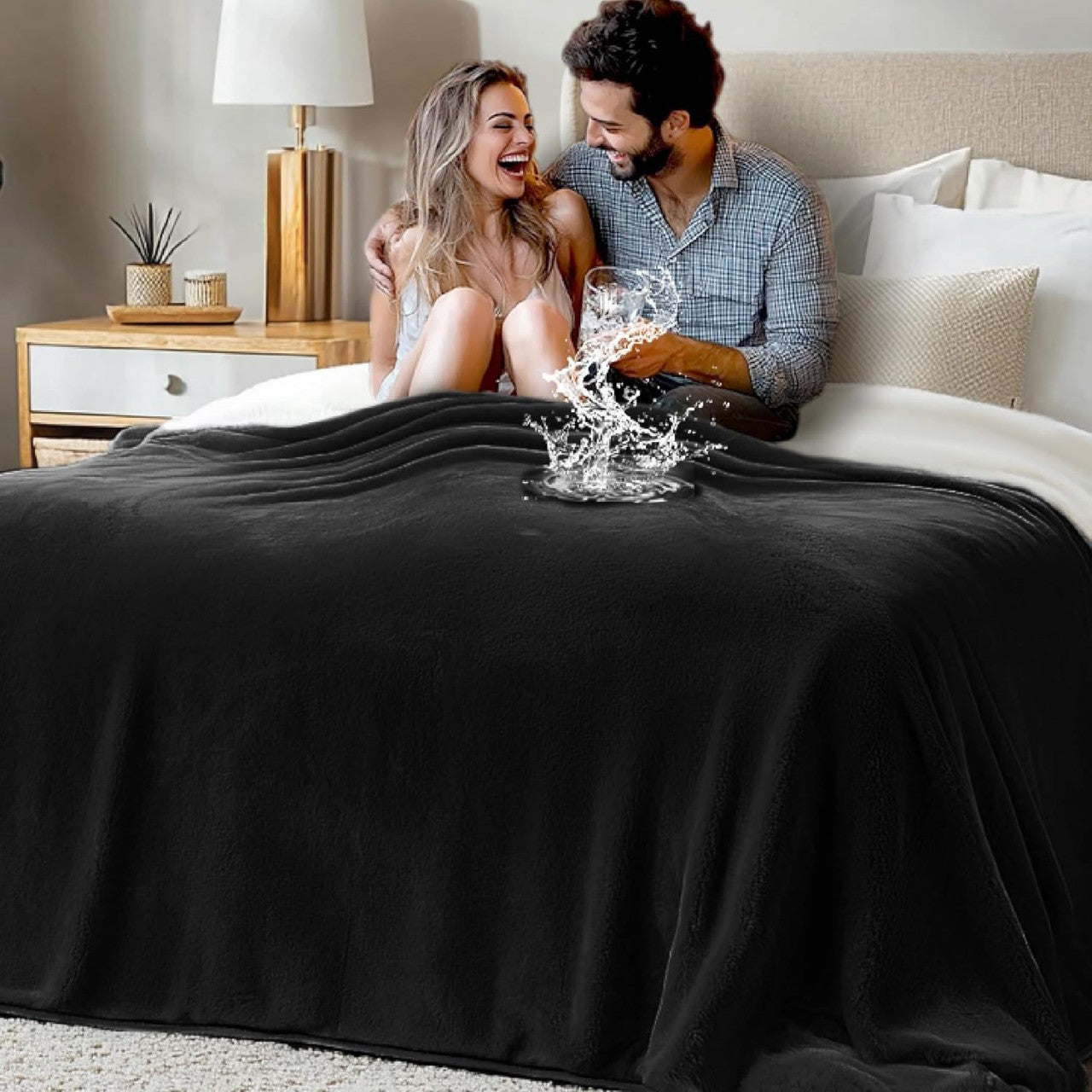 Waterproof Flannel Blanket for Pets & Humans