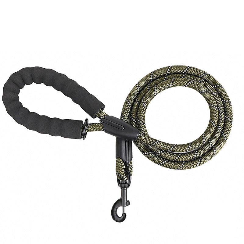 Reflective Nylon Dog Leash - Night-Safe & Comfortable