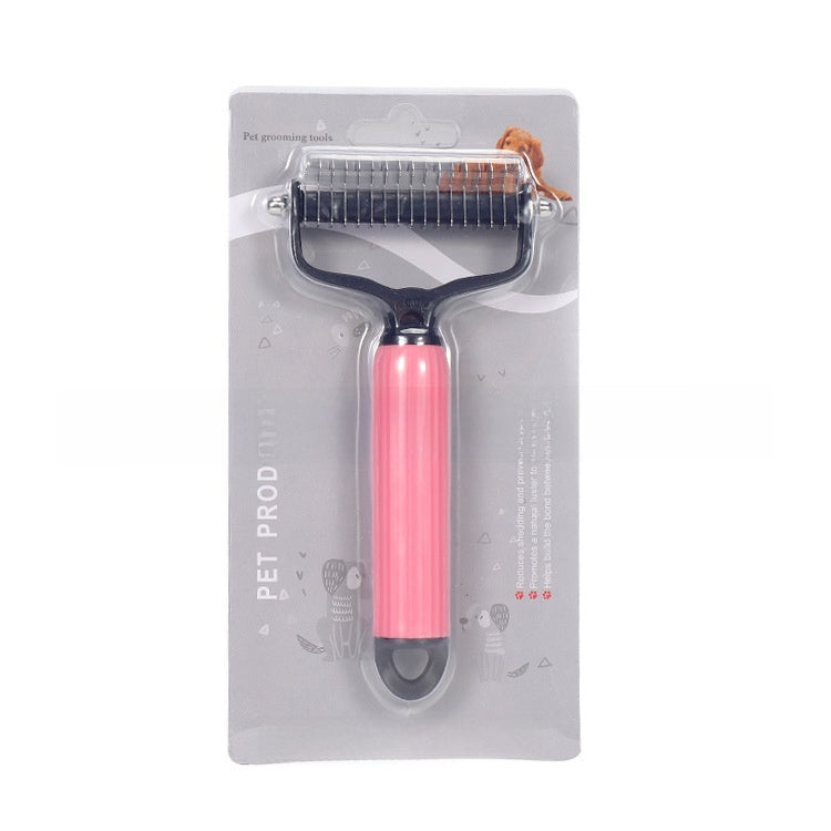 Double-Sided Pet De-Shedding & Massage Comb