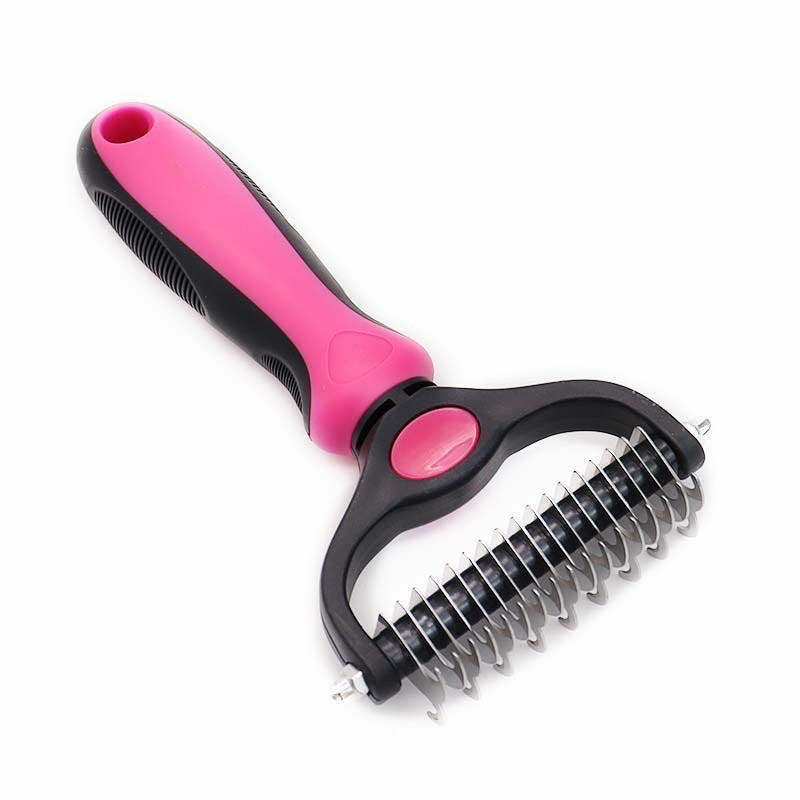 Double-Sided Pet De-Shedding & Massage Comb