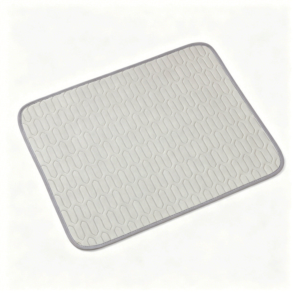 Pet Ice Silk Cooling Mat - Scratch-Resistant Summer Pad