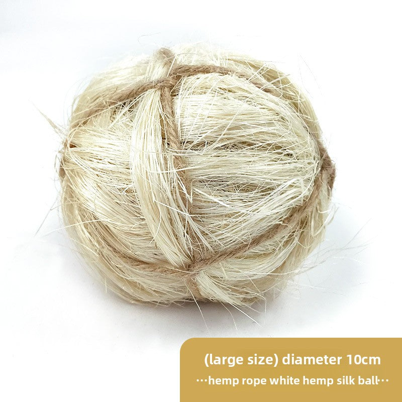 Handmade Natural Grass Chew Balls for Small Pets