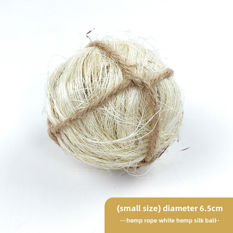 Handmade Natural Grass Chew Balls for Small Pets
