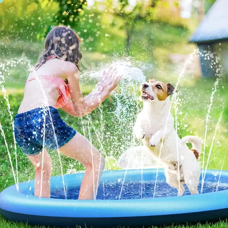 Water Spray Play Mat for Pets & Kids