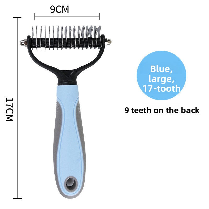 Double-Sided Pet De-Shedding & Massage Comb