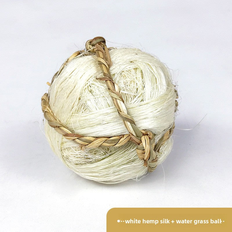 Handmade Natural Grass Chew Balls for Small Pets