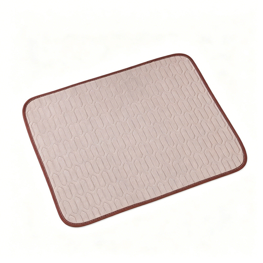 Pet Ice Silk Cooling Mat - Scratch-Resistant Summer Pad