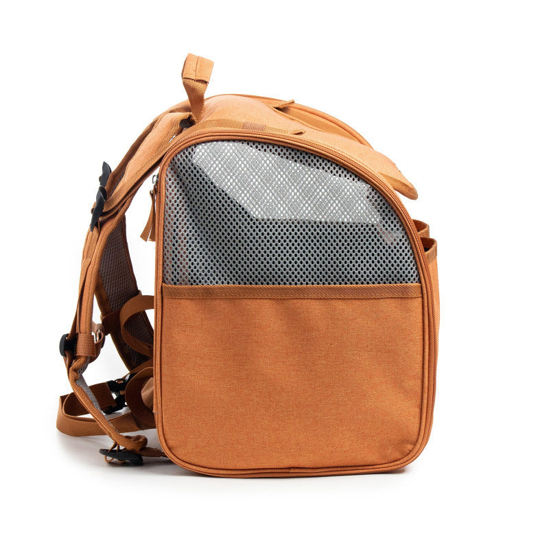 Expandable Cat Backpack with Space Capsule Window