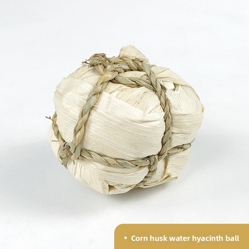 Handmade Natural Grass Chew Balls for Small Pets