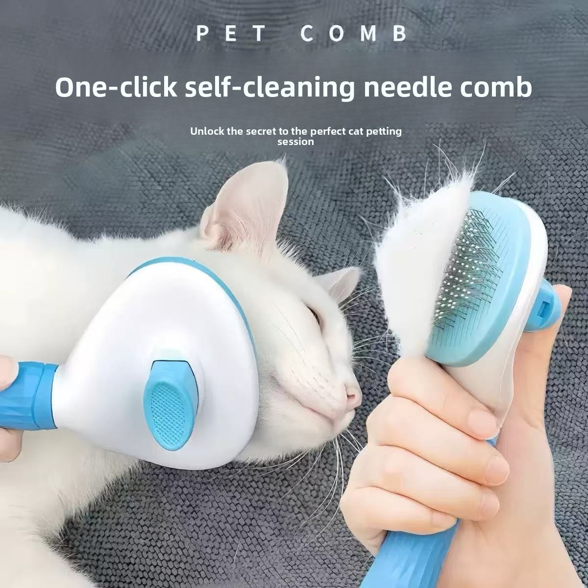Double-Sided Pet De-Shedding & Massage Comb