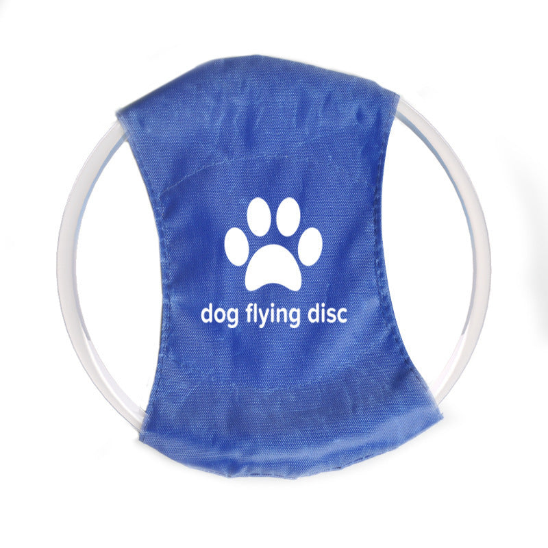 LED Light-Up Dog Frisbee - Rechargeable Glow Toy
