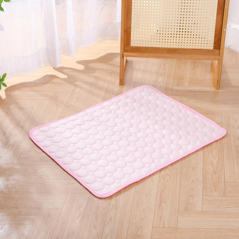 Pet Ice Silk Cooling Mat - Scratch-Resistant Summer Pad