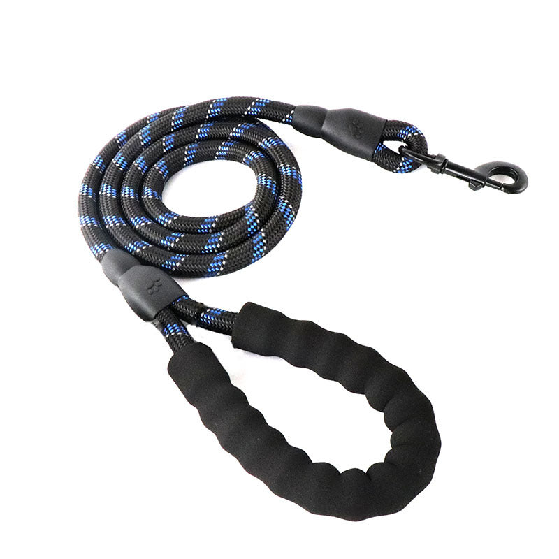 Reflective Nylon Dog Leash - Night-Safe & Comfortable