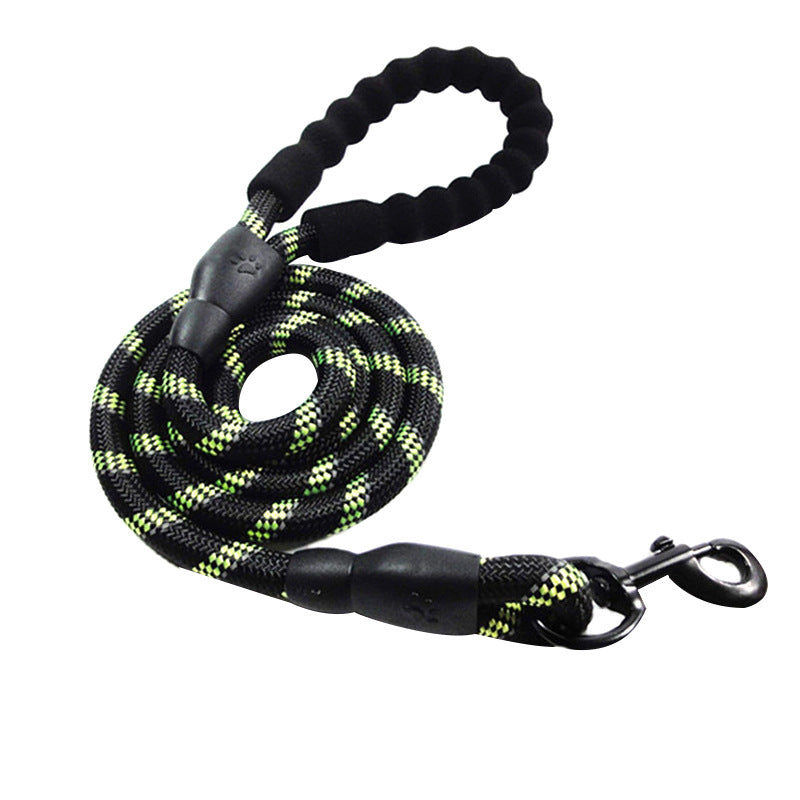 Reflective Nylon Dog Leash - Night-Safe & Comfortable