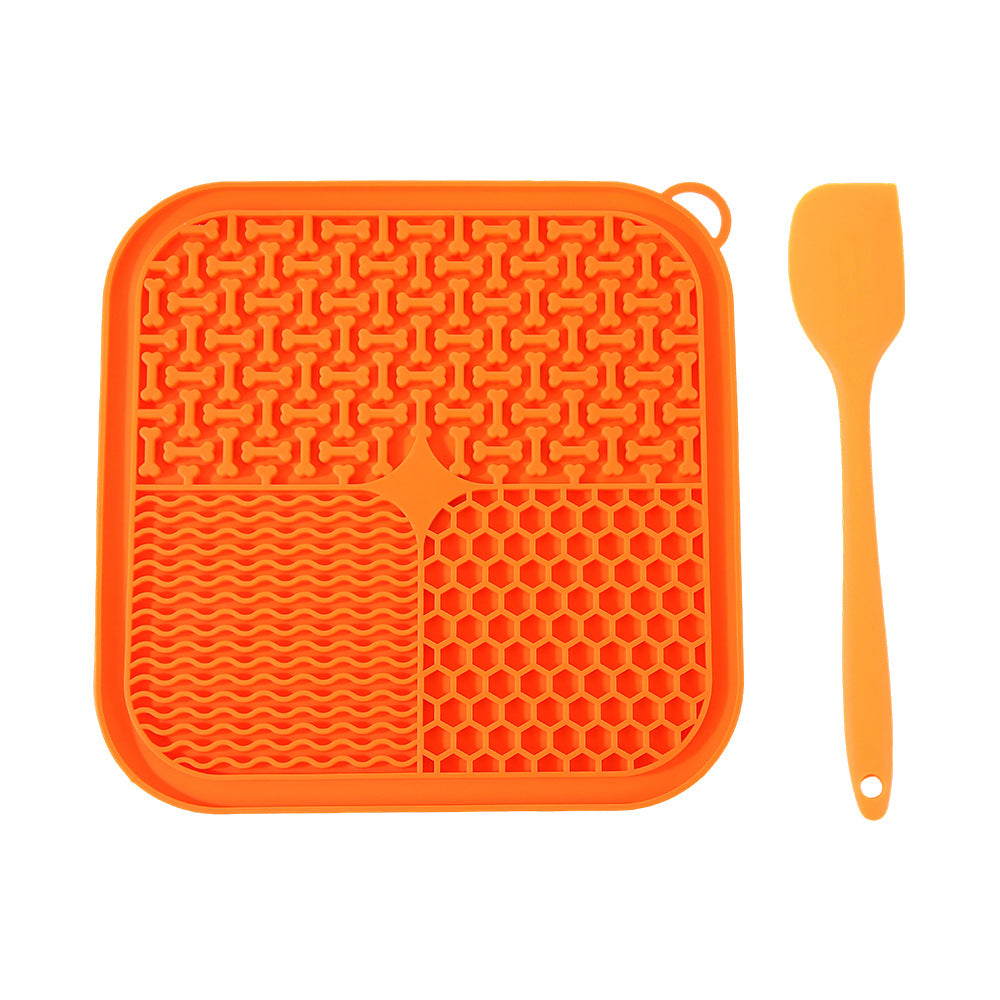 Silicone Slow Feeder & Licking Mat for Dogs & Cats