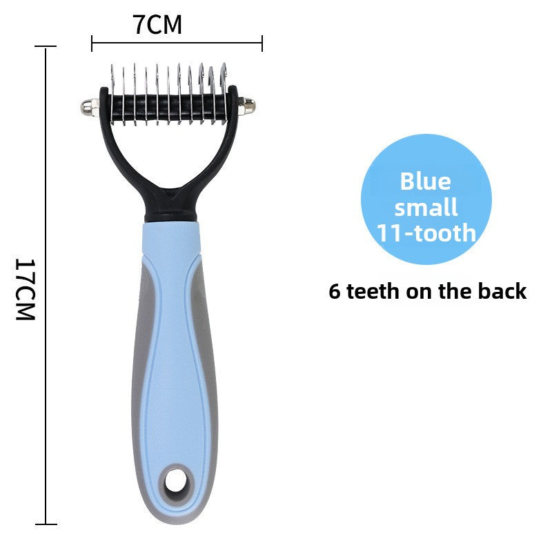 Double-Sided Pet De-Shedding & Massage Comb