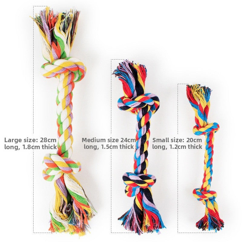 Cotton Rope Chew Toy for Dogs - Teething & Interactive Play