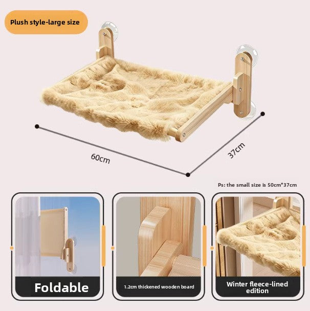 Cat Window Hammock with Suction Cups