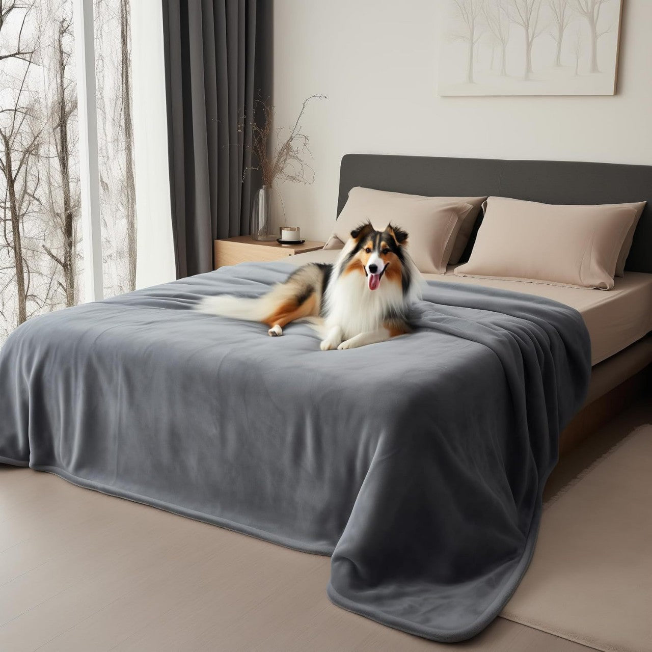 Waterproof Flannel Blanket for Pets & Humans