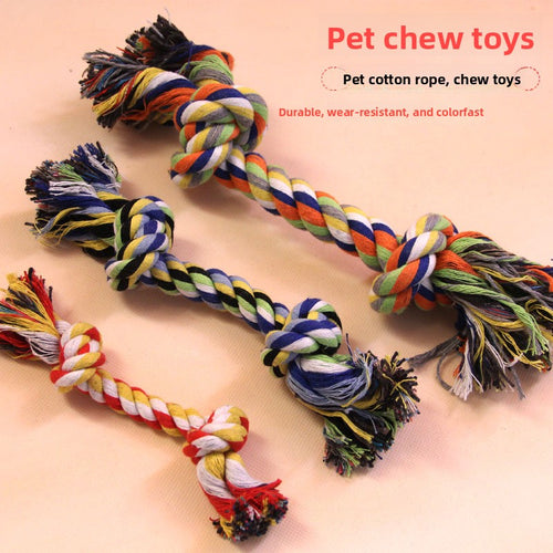 Cotton Rope Chew Toy for Dogs - Teething & Interactive Play