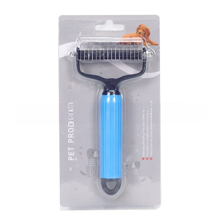 Double-Sided Pet De-Shedding & Massage Comb