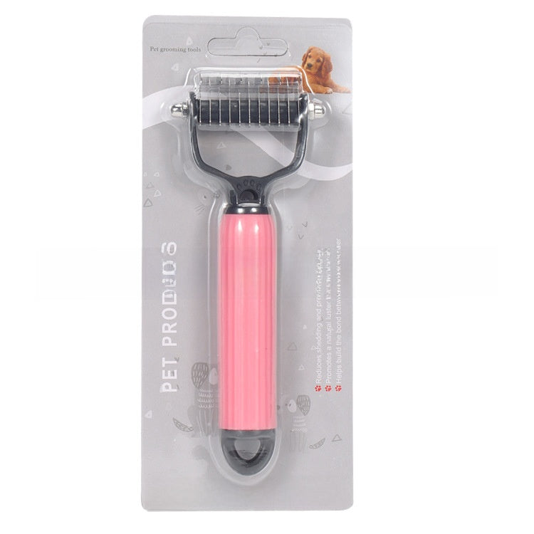 Double-Sided Pet De-Shedding & Massage Comb