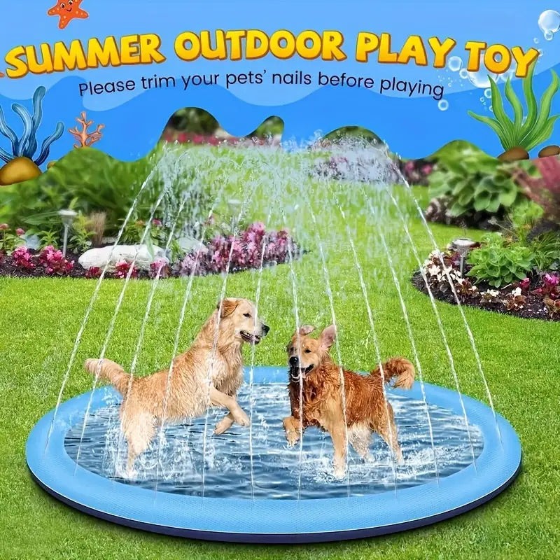 Water Spray Play Mat for Pets & Kids