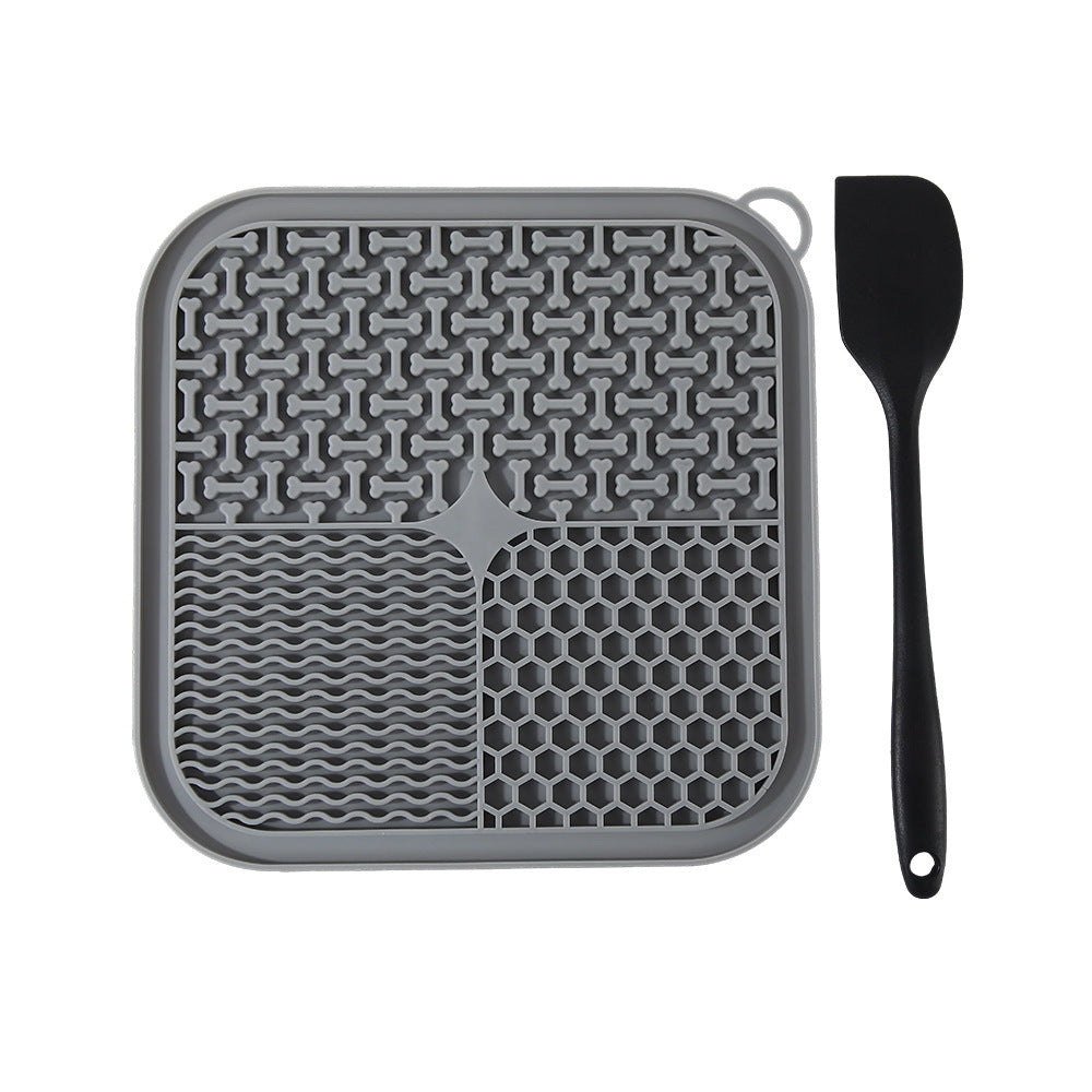 Silicone Slow Feeder & Licking Mat for Dogs & Cats