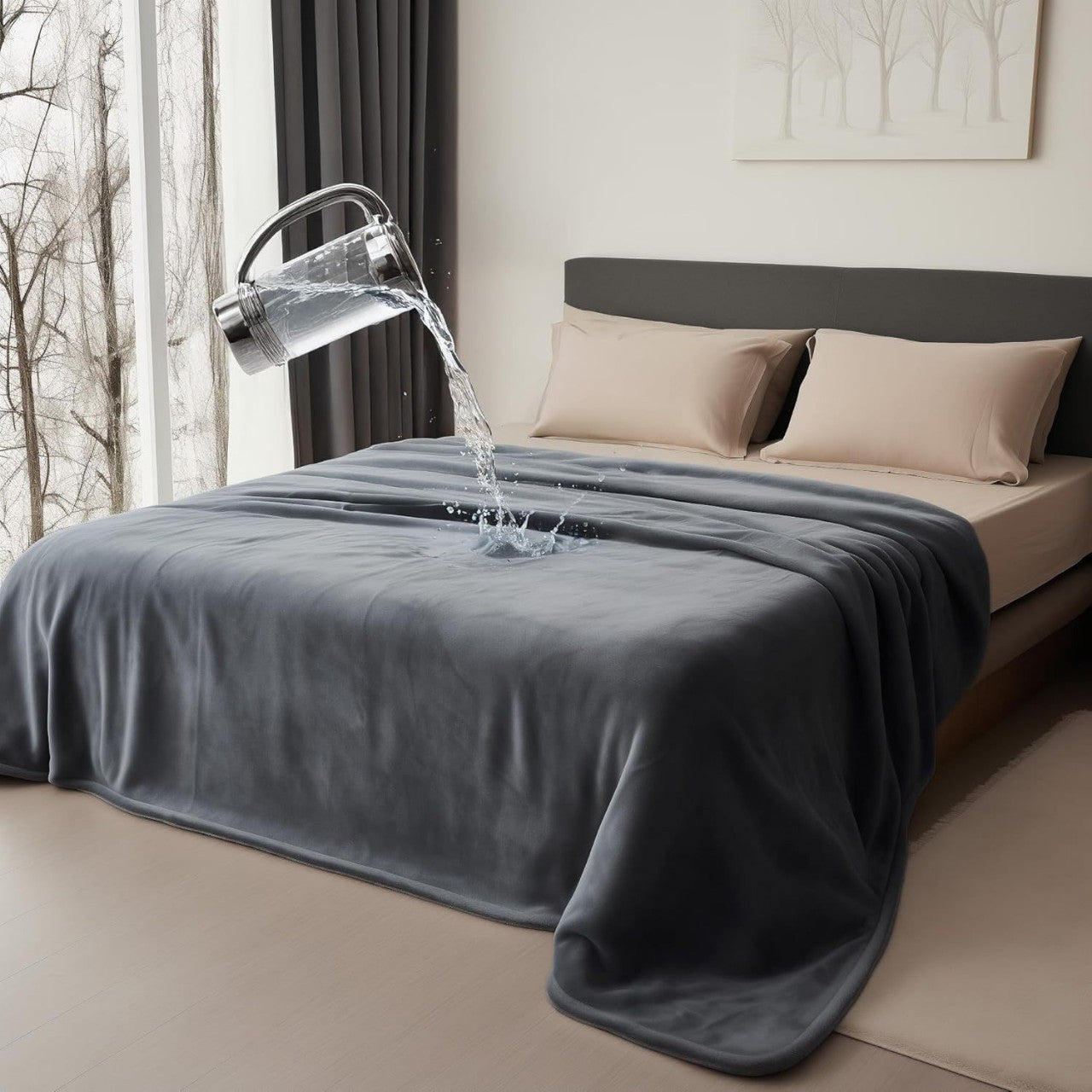 Waterproof Flannel Blanket for Pets & Humans
