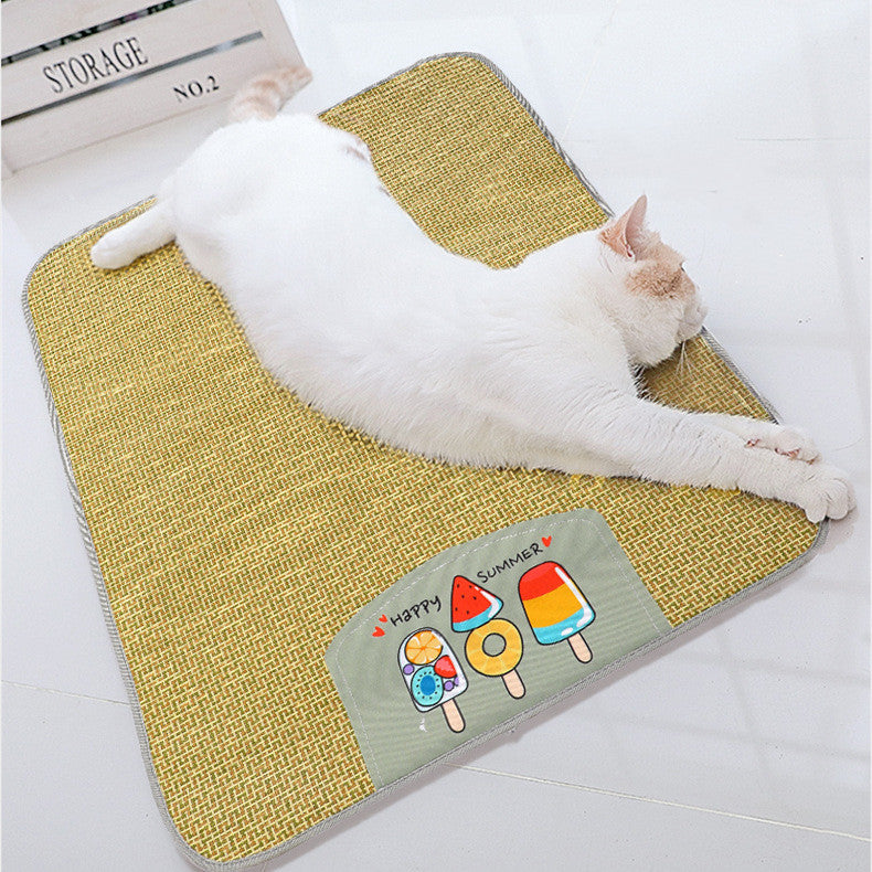 Pet Cooling Mat - Rattan Weave for Dogs & Cats