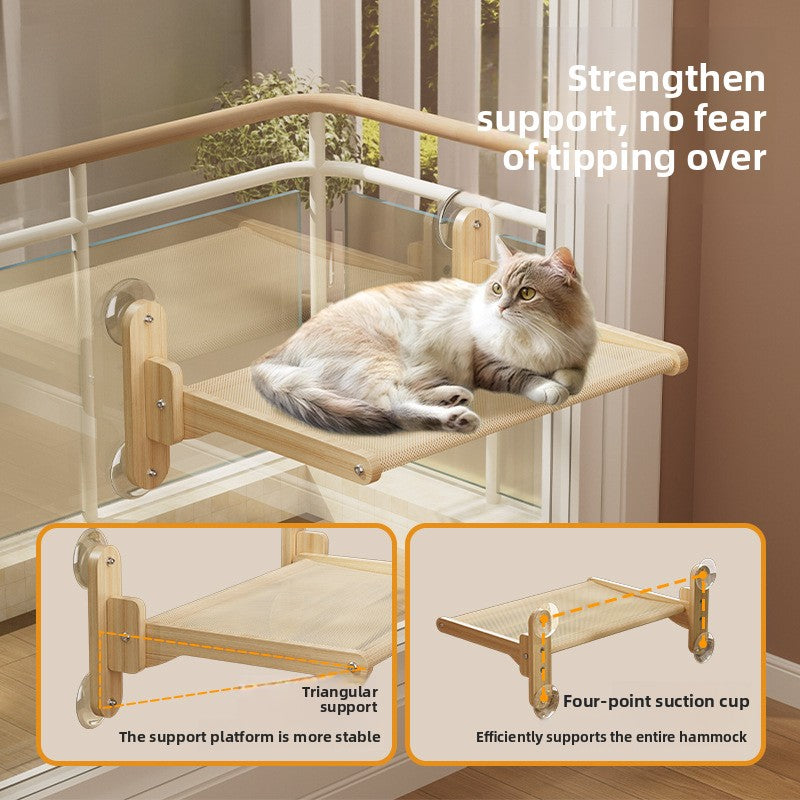 Cat Window Hammock with Suction Cups