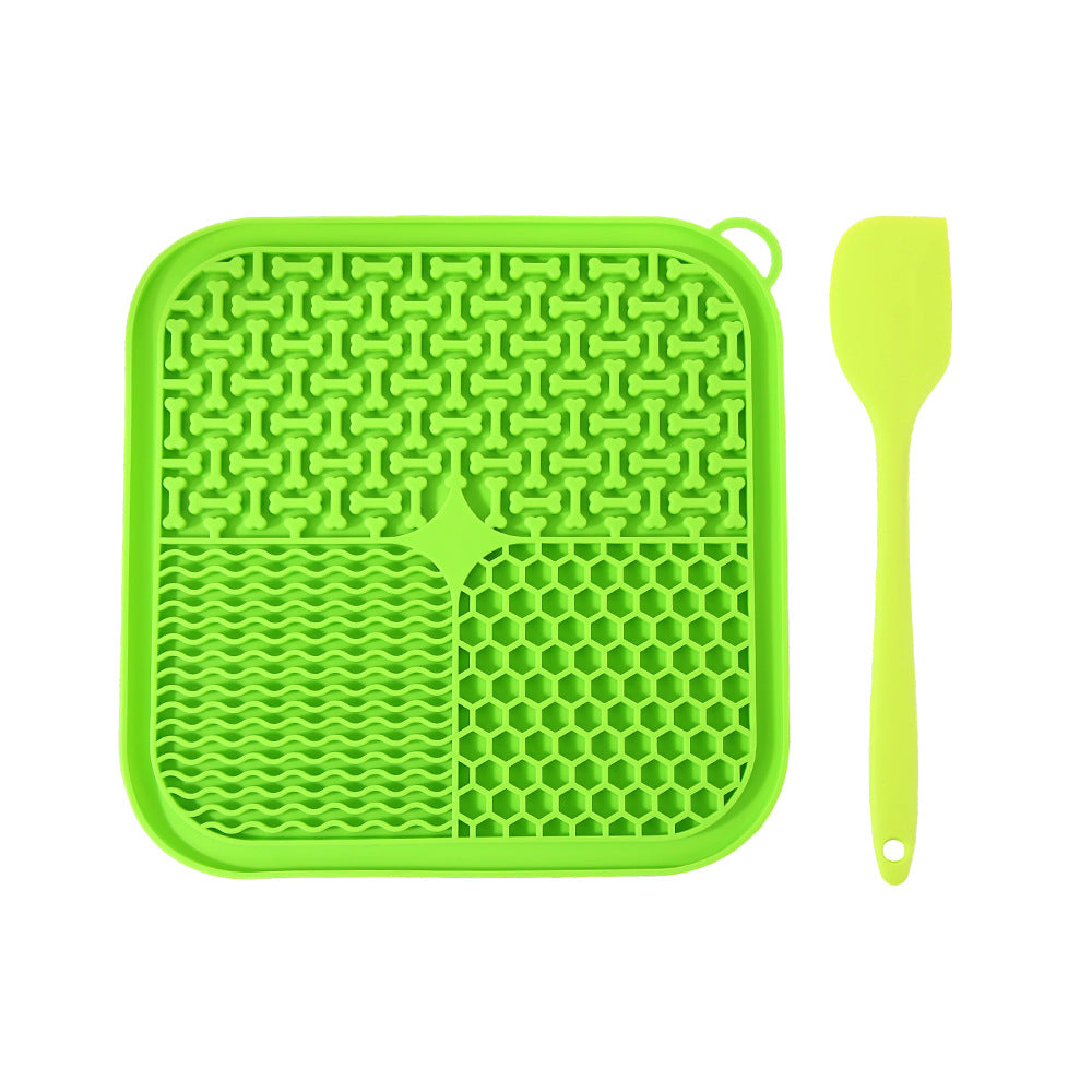 Silicone Slow Feeder & Licking Mat for Dogs & Cats